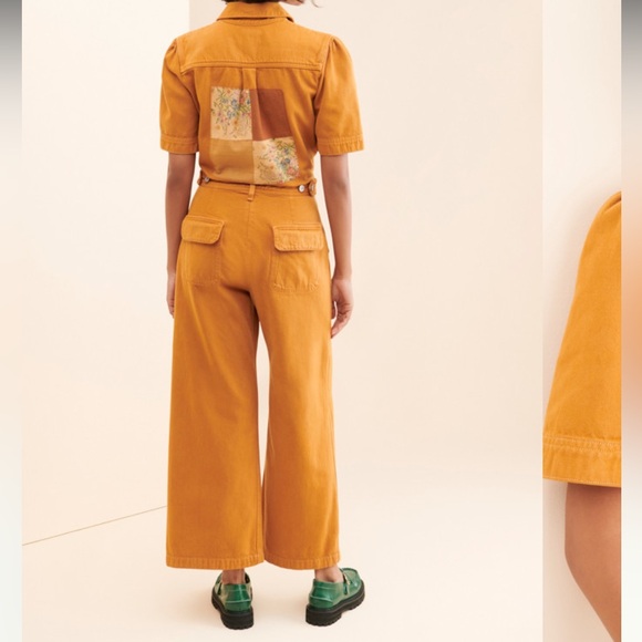 Carleen x Nuuly Miki Patchwork Coveralls - Picture 3 of 6